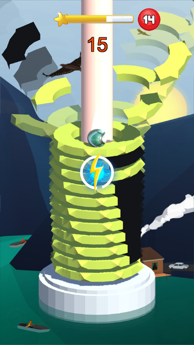 Helix Bounce - Game Screenshot