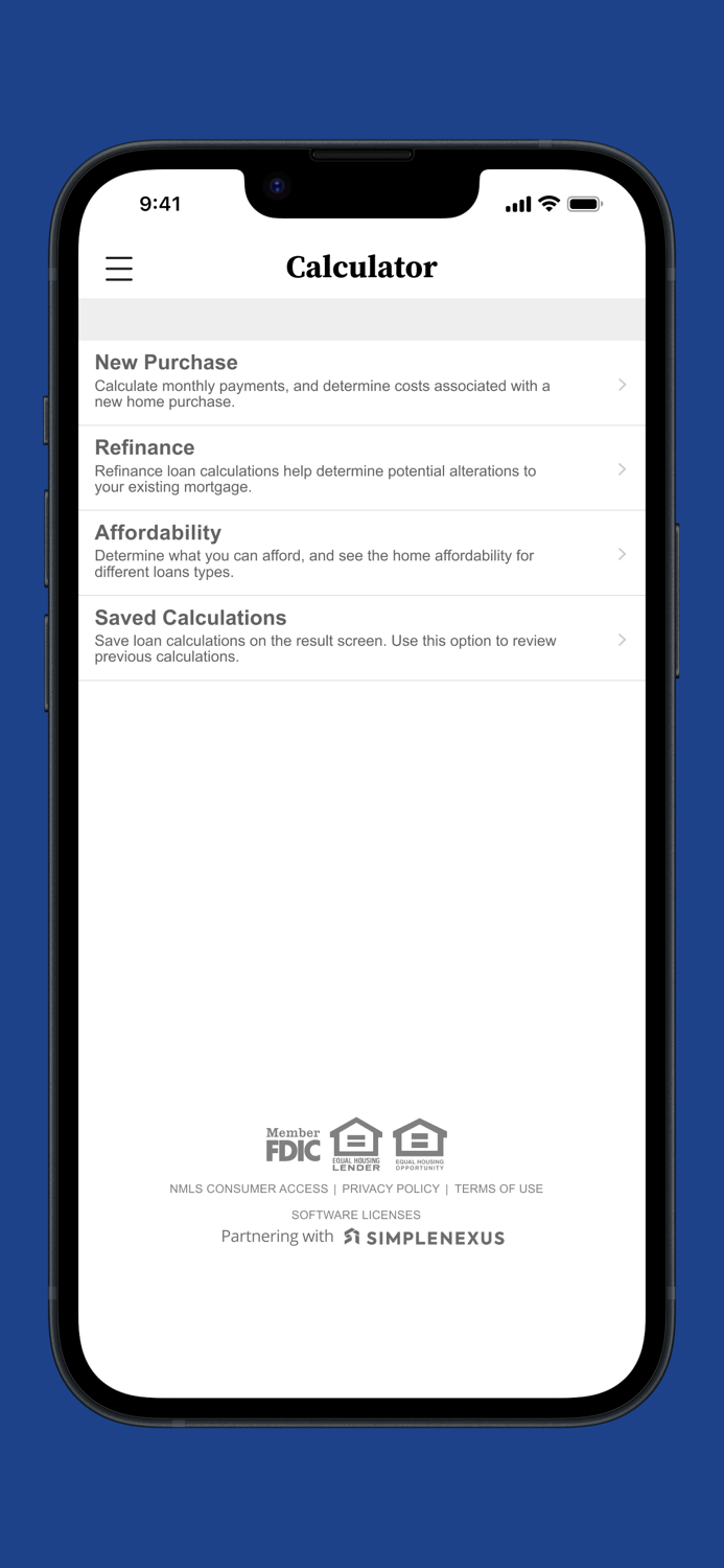 Premier Nationwide Lending App