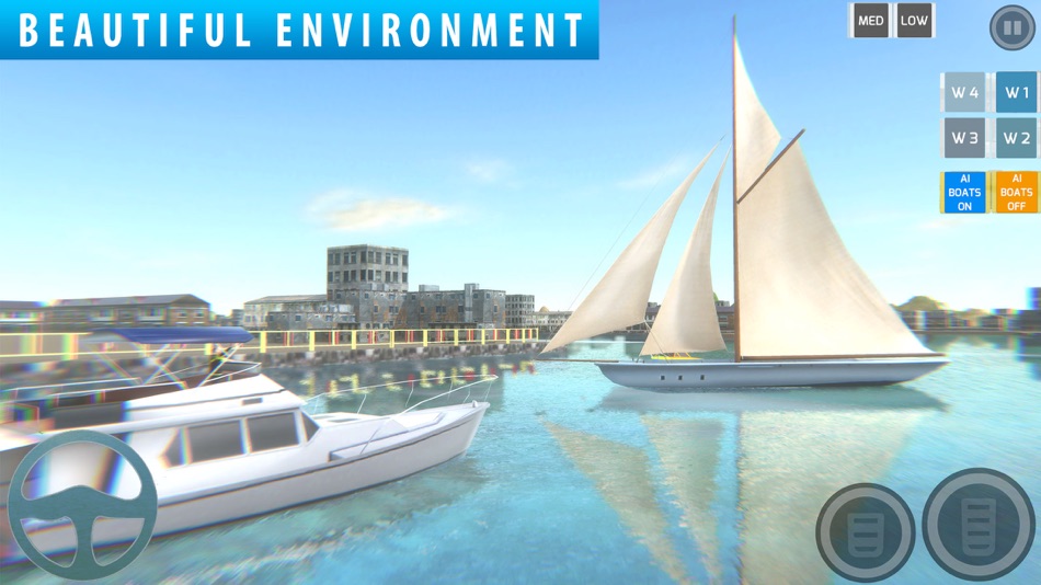 #2. Jet Boat Sim Cruise Ship Swift (iOS) 由: Khurram Adeel