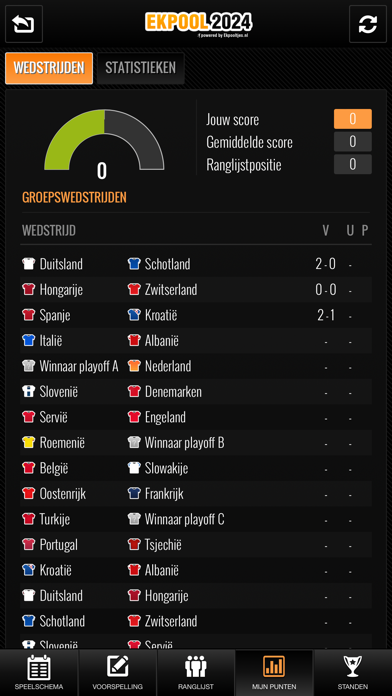 EK Pool 2024 Screenshot