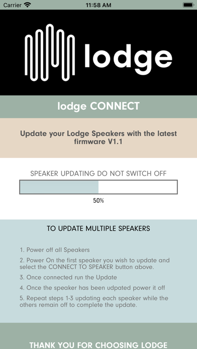 Lodge Sound App Screenshot