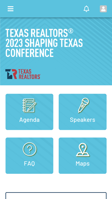 Texas REALTORS® Events Screenshot