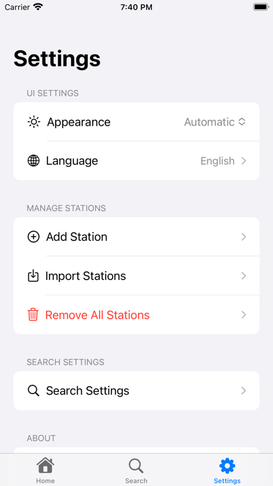 Radio Player Screenshot