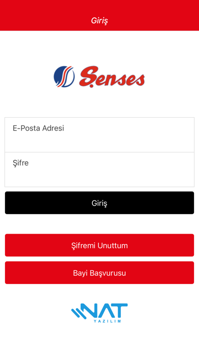 Şenses B2B Screenshot