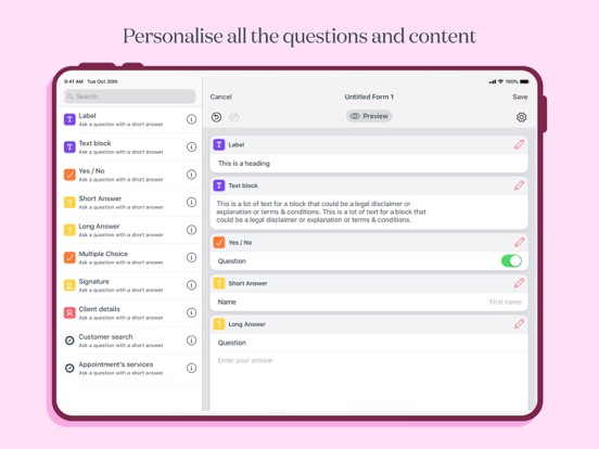 Screenshot #6 pour Timely Consult - Custom Forms