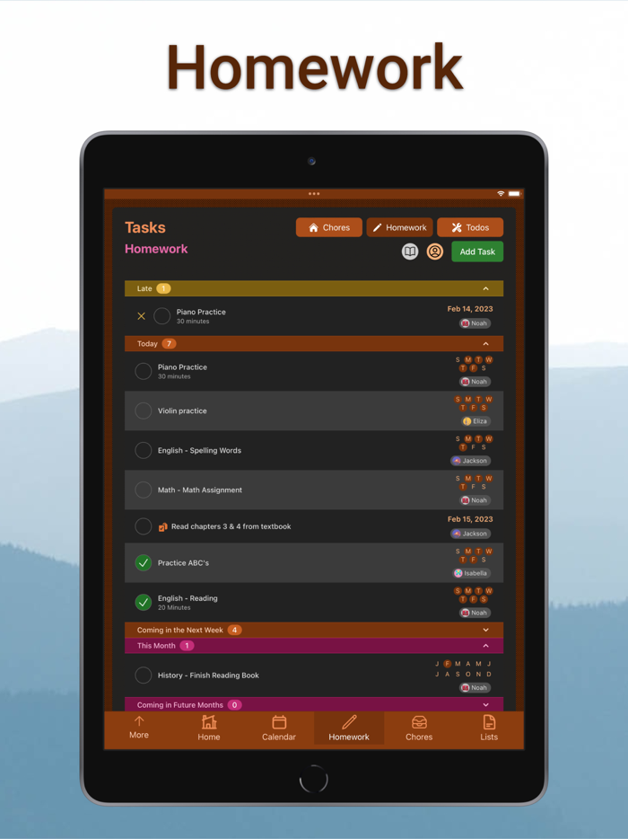 Family Tools Family Organizer