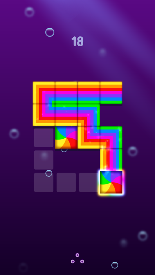 #7. Fill the Rainbow - Puzzle game (iOS) Podle: Viviana Baeza