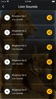 lion sounds ringtones iphone screenshot 3
