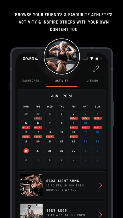 OUTWRQ: Workout Health Tracker Screenshot