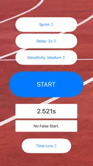 racing start simulator iphone screenshot 1