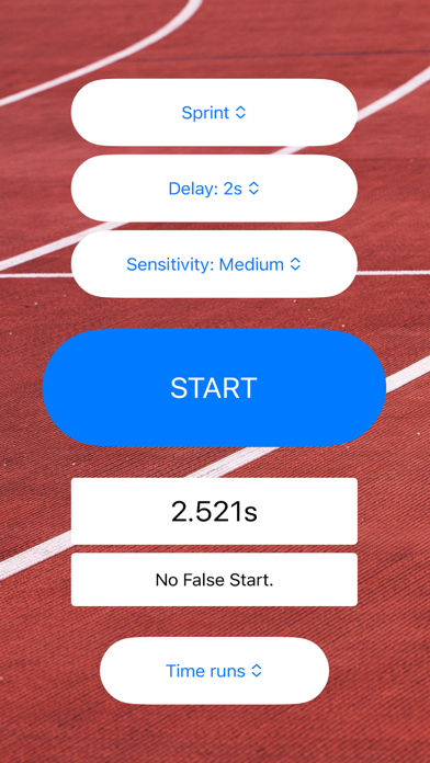 Screenshot 1 of Racing Start Simulator App