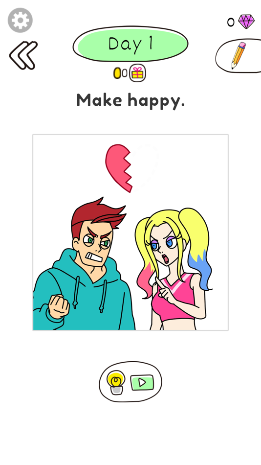 #1. Draw Happy Queen - Smile Game (iOS) By: New Story Inc. (Apps)