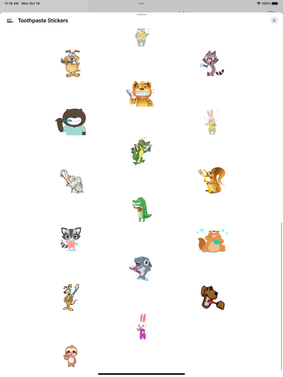 Screenshot #6 pour Toothpaste Stickers