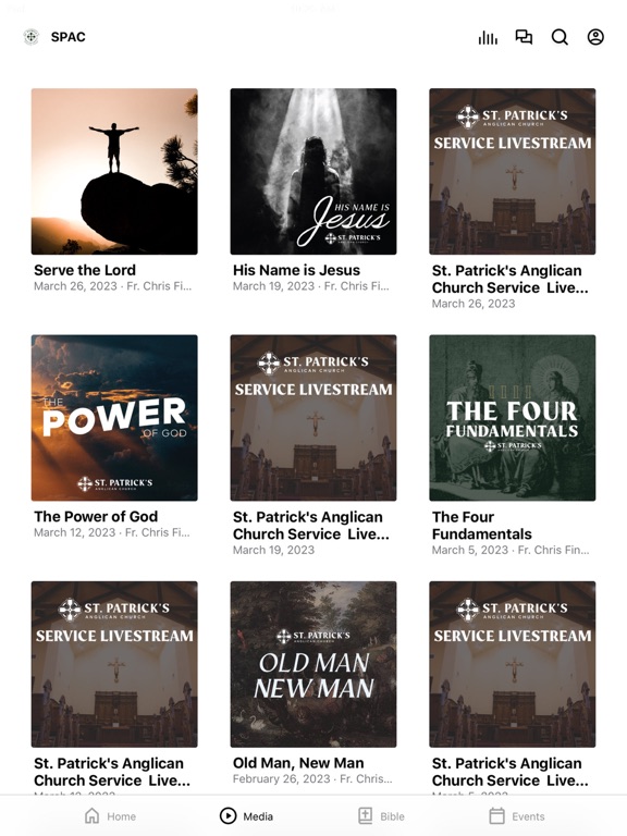 St. Patrick's Anglican Church iPad screenshot 2 - Education app