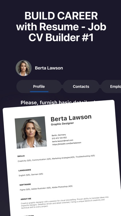 Resume - Job CV Builder #1