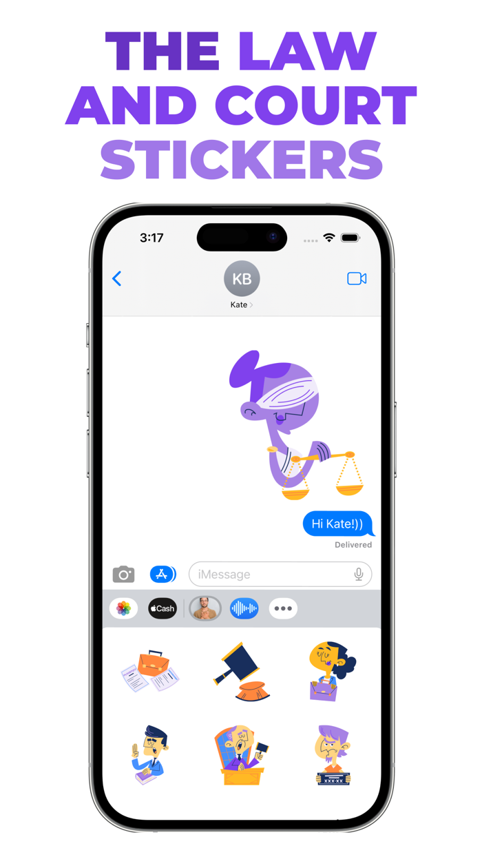 The Law and Court stickers