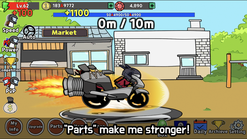 #4. Tap Tap Ride | Clicker Games (iOS) 由: cho deok-jae