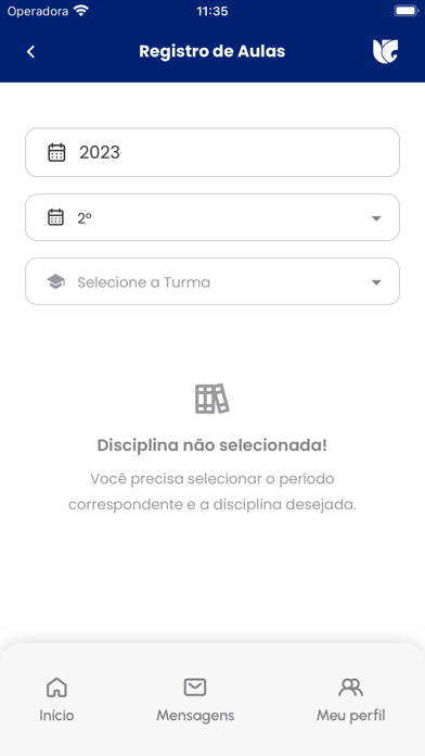 UNIRG PROFESSOR Screenshot