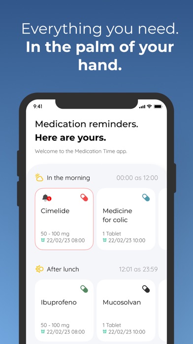 Lembrete de Remédio e Pílulas Screenshot