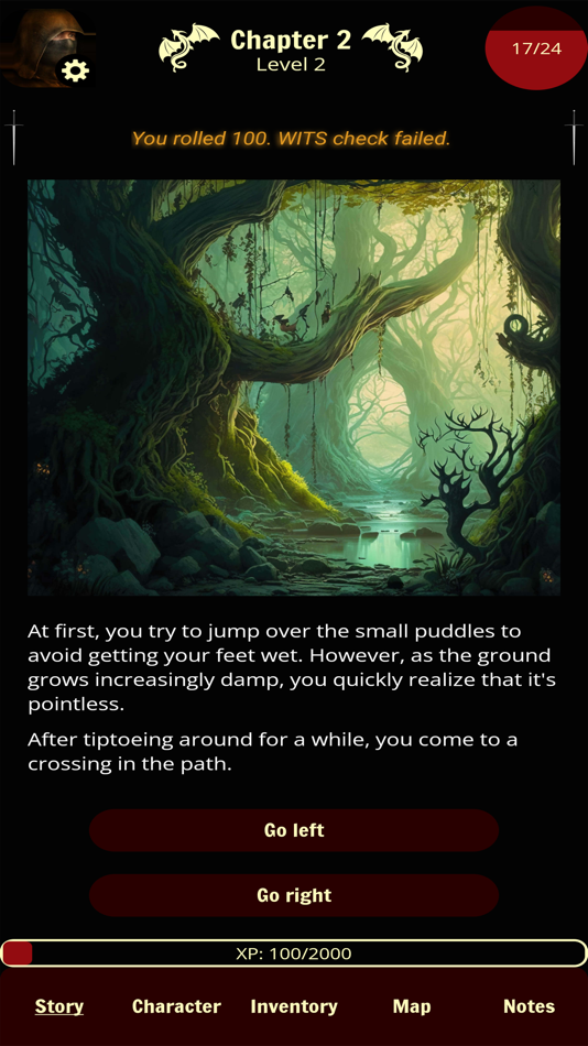 #4. Forgotten: D&D style text RPG (iOS) 由: Nicholas Lindboe