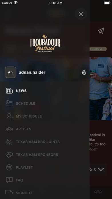 Troubadour Festival Screenshot