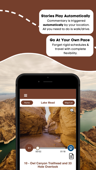 Lake Mead Self-Guided GPS Tour Screenshot
