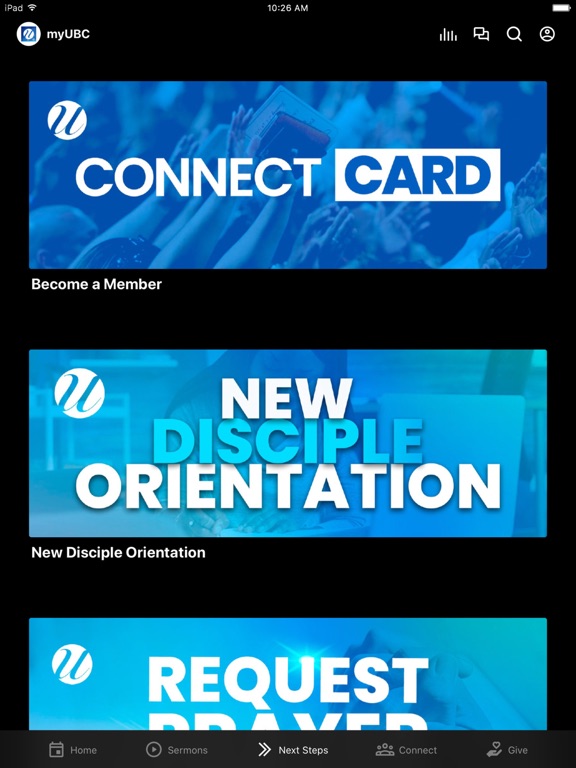 Union Baptist Church Durham iPad screenshot 3 - Education app