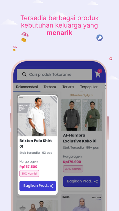 Tokorame Seller App Screenshot