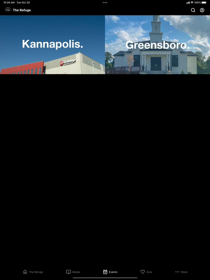 The Refuge Mobile App