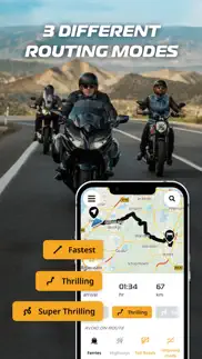 tomtom go ride: motorcycle gps iphone screenshot 2