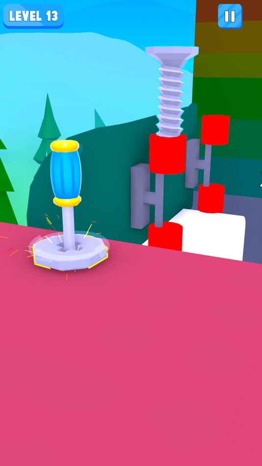 #3. Flip & Screw (iOS) Podle: Dumbbell Games Yazilim Anonim Sirketi