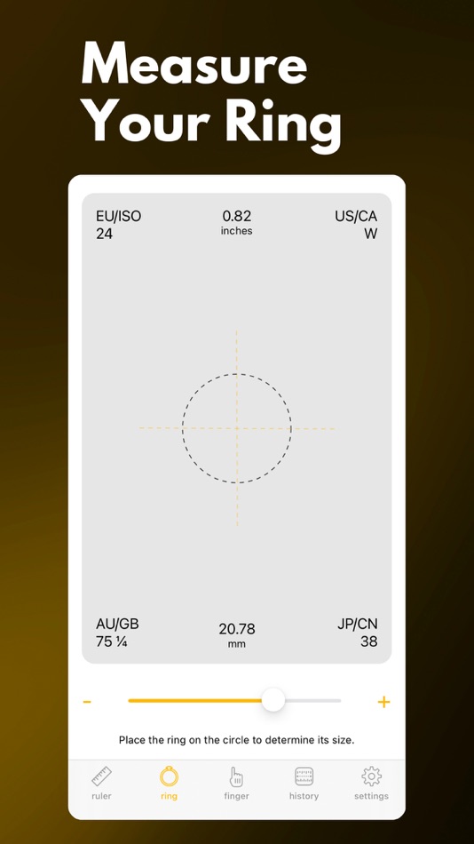 #4. Ring Sizer+ (iOS) By: Arda Sen