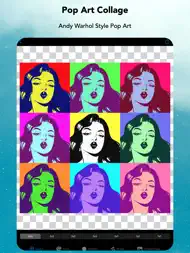Pop Art Collage - Warhol Fx ipad bilder 0