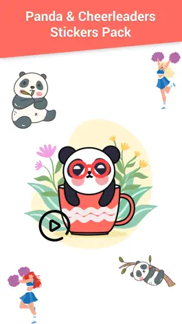 Game screenshot Panda & Cheerleaders Animated mod apk