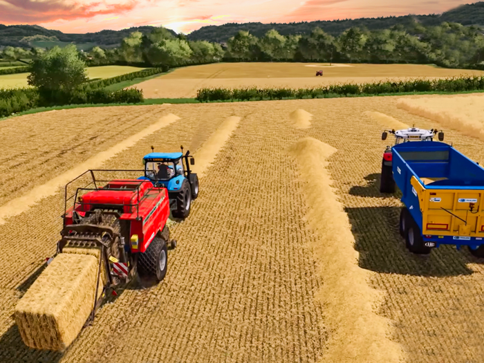 Village Tractor Farming Games