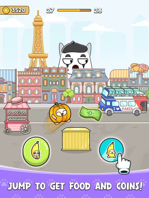 Banana Cat Run: World Travel iPad screenshot 4 - Games app