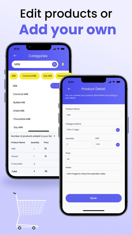 Shopping List App | iWanna Buy