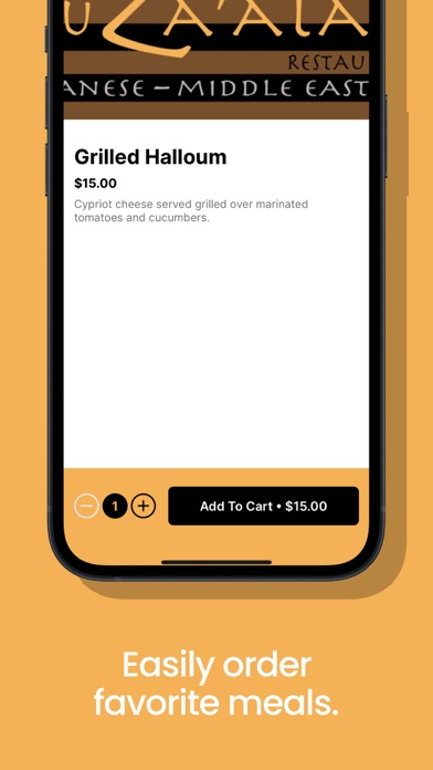 Au Za'atar Restaurant Screenshot