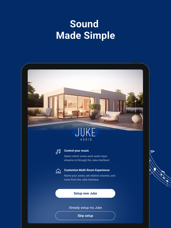 JUKE AUDIO iPad screenshot 1 - Music app