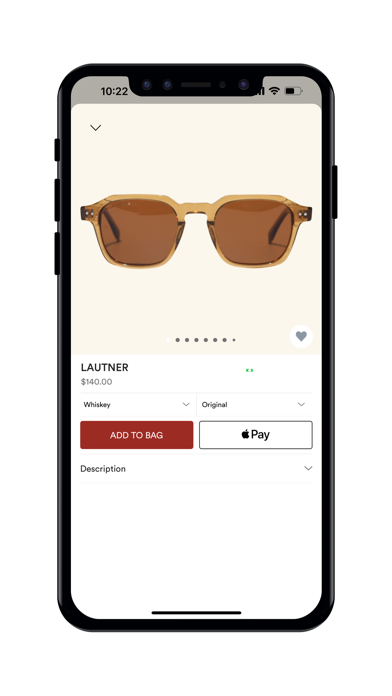 KIAURA Eyewear Screenshot
