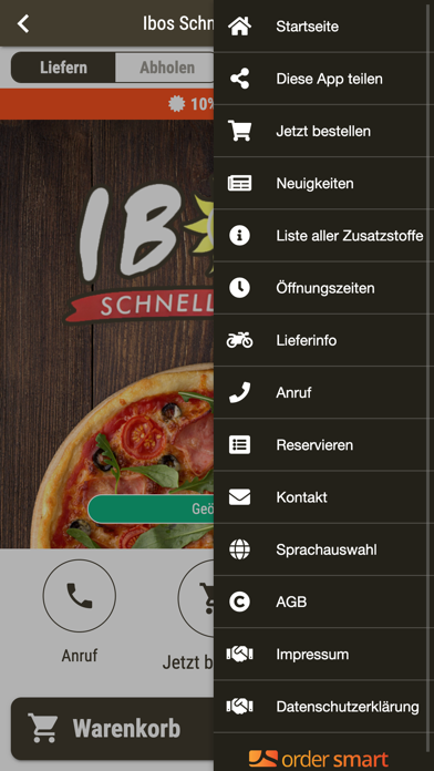 Ibos Schnellpizzeria Screenshot