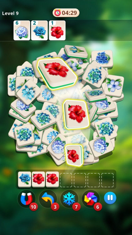 Tile Blossom Forest: Triple 3D