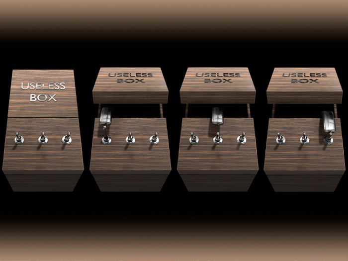 Useless box simulator