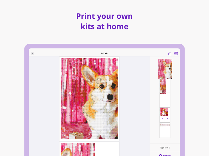 Dotterly Diamond art painting