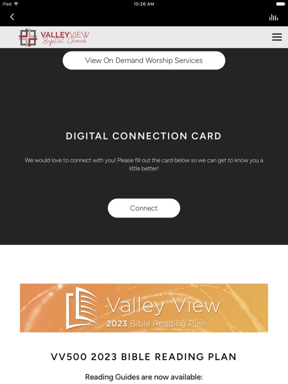 Screenshot #6 pour Valley View Baptist Mobile App