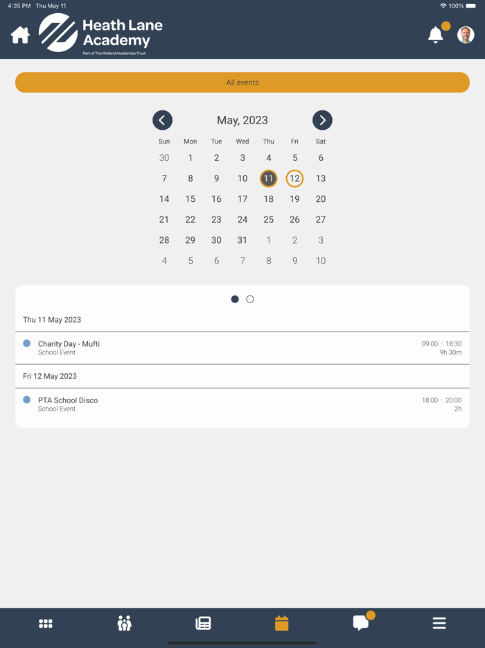 Heath Lane Academy App