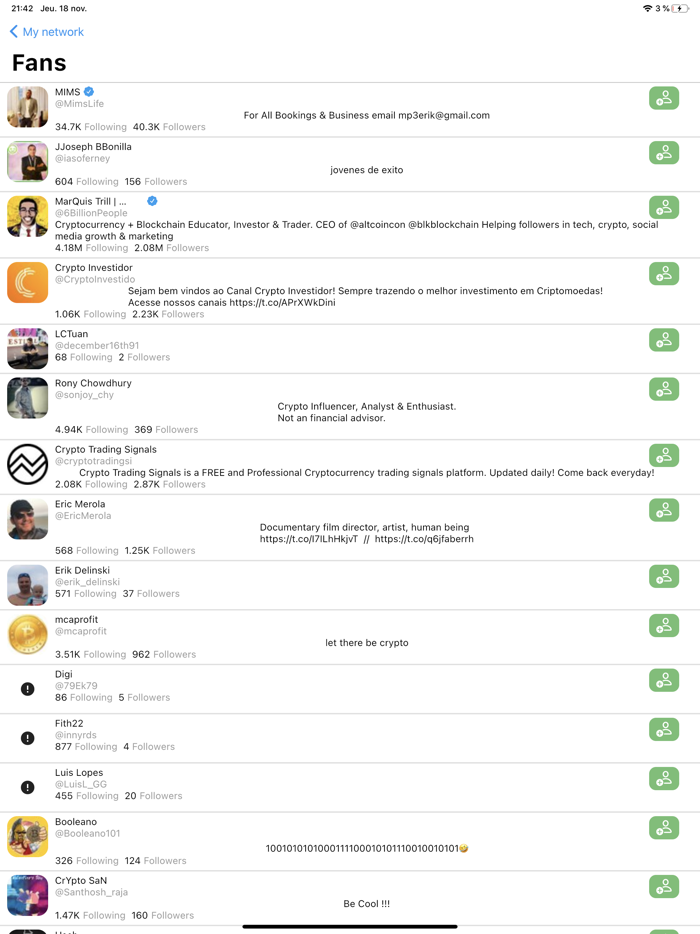 Stats  for Twitter - Unfollow
