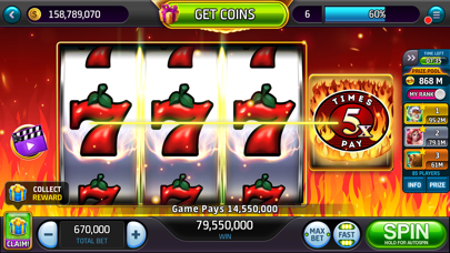 Hot 7's Casino Classic Slots Screenshot