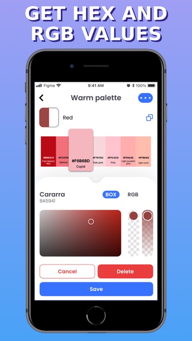 Color Picker by Image：HEX, RGB Screenshot