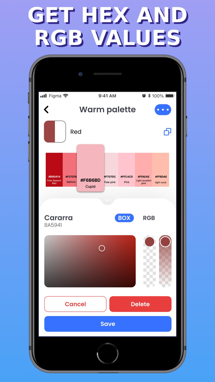 Color Picker by Image：HEX RGB